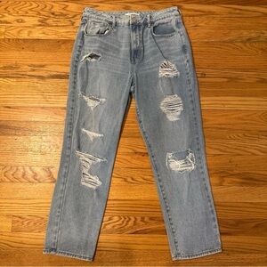 Pacsun Jeans Womens Mom Jean High Rise Stretch Light Wash Blue Denim Size 29